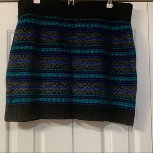 Plus size sweater knit skirt xxl